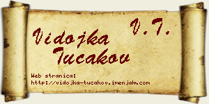 Vidojka Tucakov vizit kartica